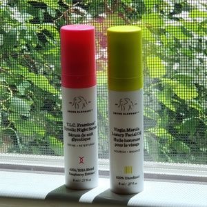 Drunk elephant night serum and facial oil